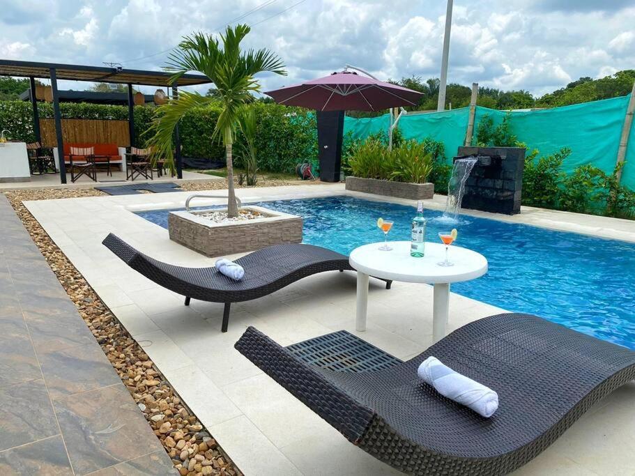 Villa Casa Palma Roja Boutique , Piscina Privada Carmen de Apicalá Esterno foto